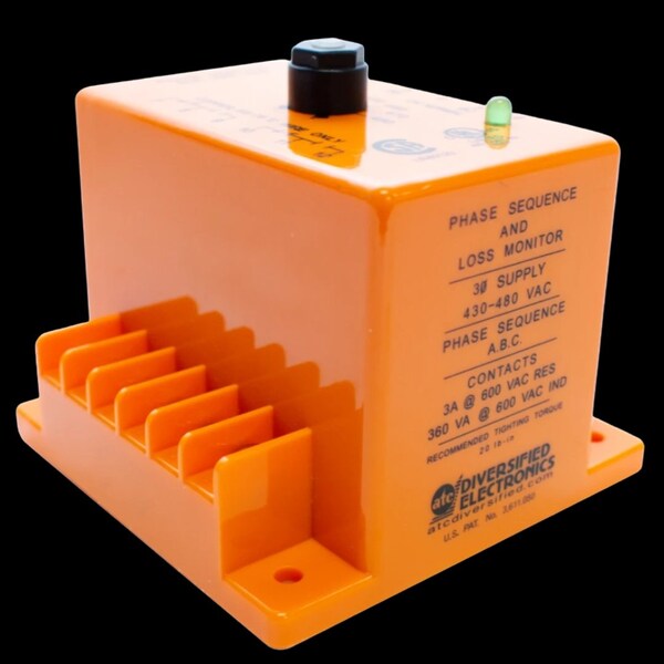Phase MonitorRelay, 208VAC